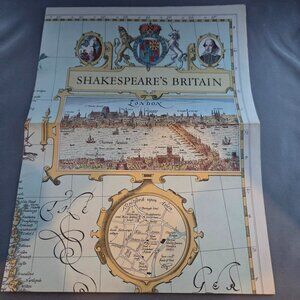Vintage National Geographic Maps Lot Egypt Canada Shakespeare Archaeology